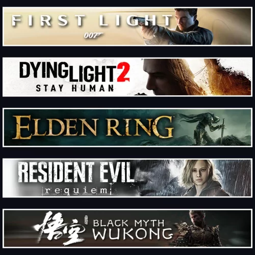007 +DY2 +Elden +Evil 9 +Wukong